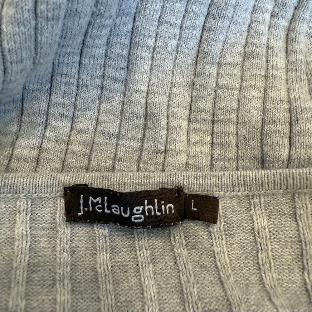 J. Mclaughlin Ribbed Long Sleeve Button Detail - image 7
